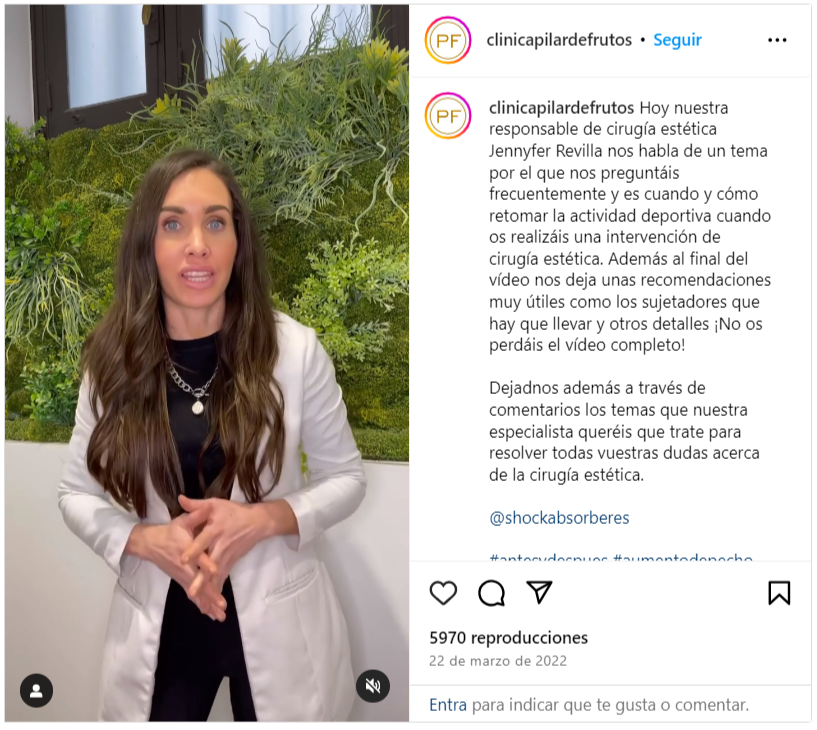 deporte despues de aumento de pecho